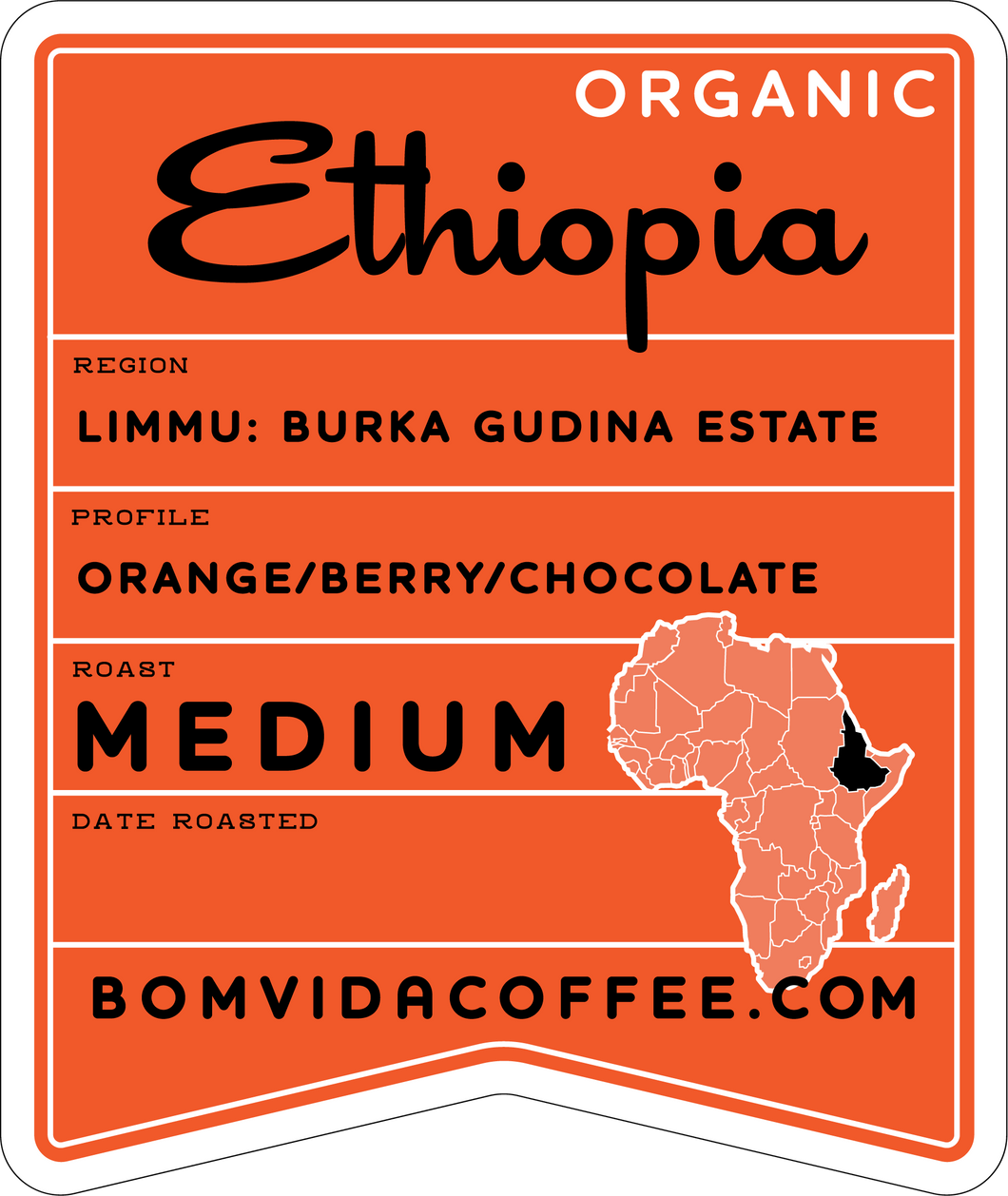 Organic Ethiopia Limmu: Burka Gudina Estate